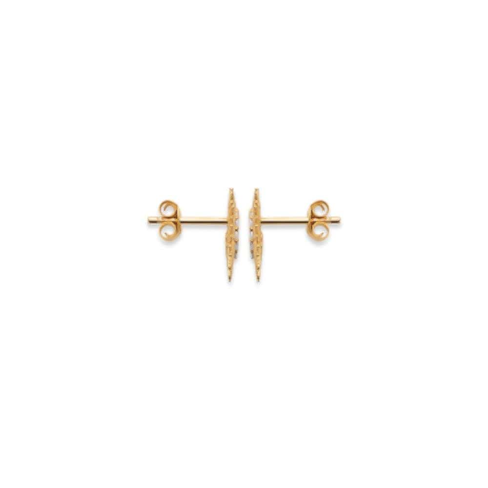 Aurore & Luna Boucles d'oreilles Emmie - Plaqué Or et Pierre OZ