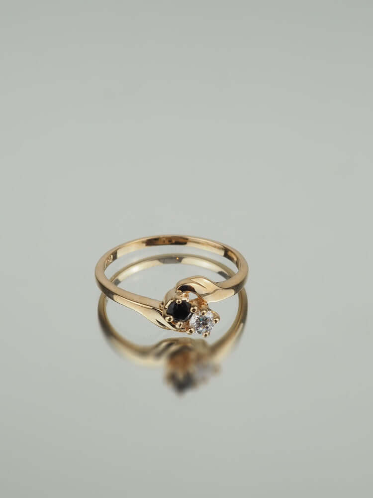 Bague Lota - Plaqué Or et Pierres OZ - Aurore & Luna