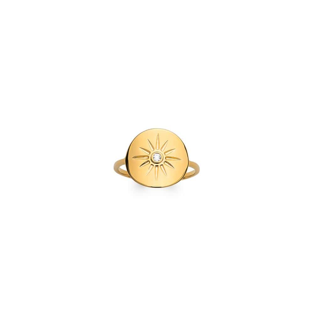 Bague Yma - Plaqué Or et Pierre OZ - Aurore & Luna