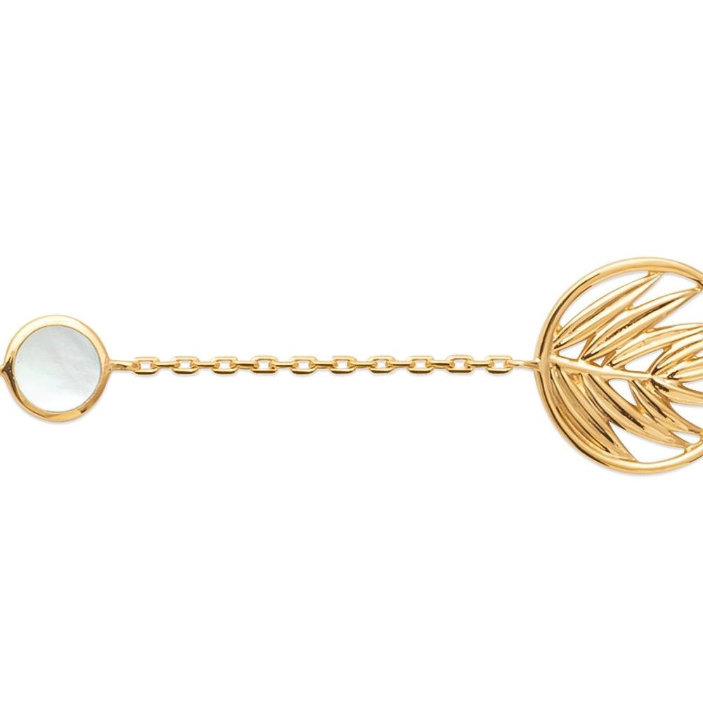 Bracelet Hanna - Plaqué Or et Pierre Nacre - Aurore & Luna