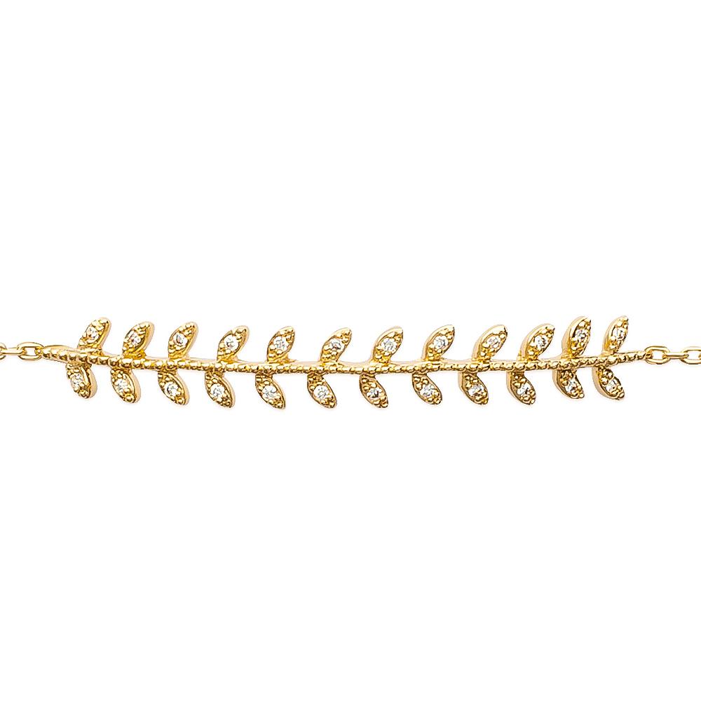 Bracelet Valentine - Plaqué Or et Pierre OZ - Aurore & Luna