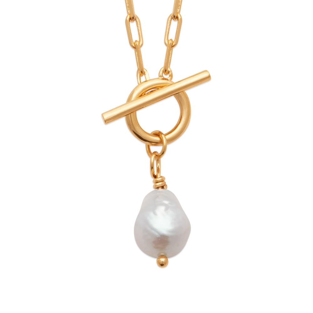 Collier Émilie - Plaqué Or et Perle d'eau douce - Aurore & Luna