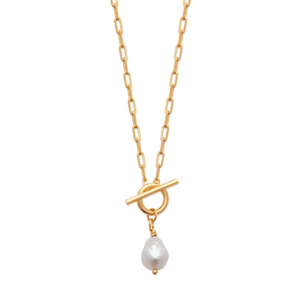 Collier Émilie - Plaqué Or et Perle d'eau douce - Aurore & Luna