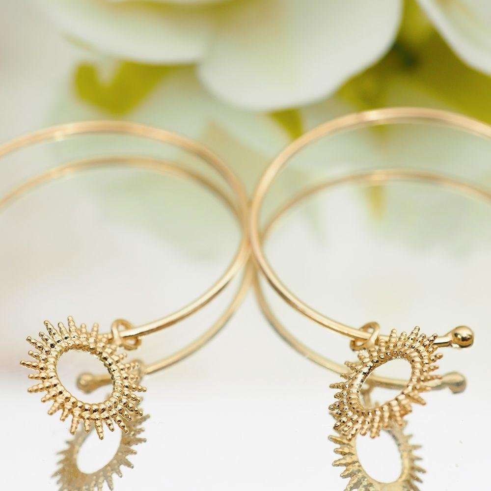 Boucles d'Oreilles - Chessboard Aurore Boréale Boucles d'Oreilles - Chessboard Aurore Boréale