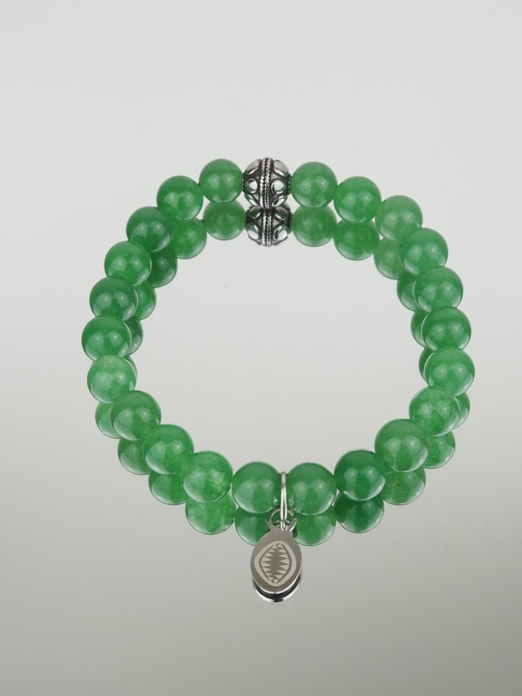 Bracelet Alicia - Perles Quartzite Vert - Aurore & Luna