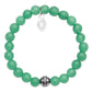 Bracelet Alicia - Perles Quartzite Vert - Aurore & Luna