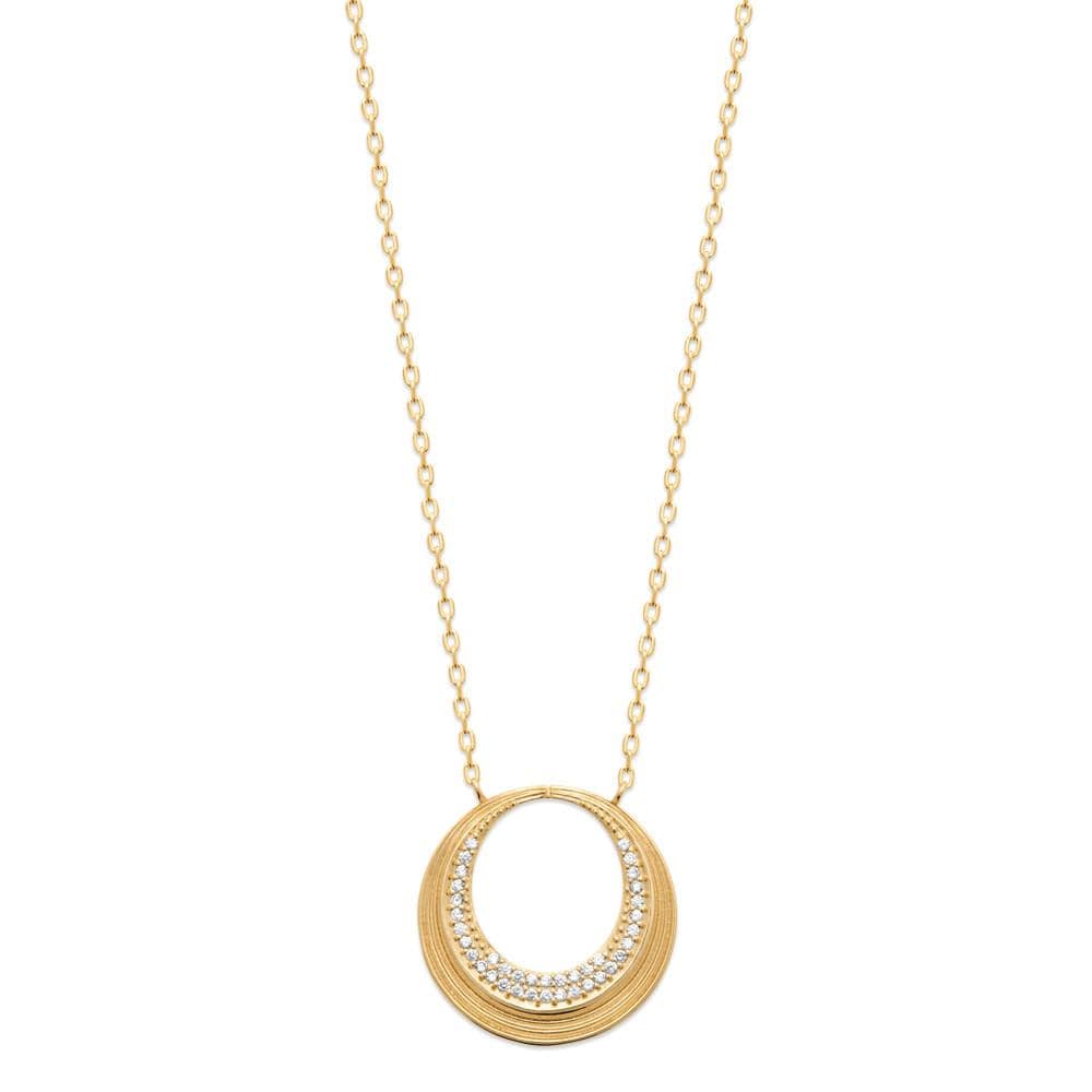 Collier Klara - Plaqué Or et Pierre OZ - Aurore & Luna